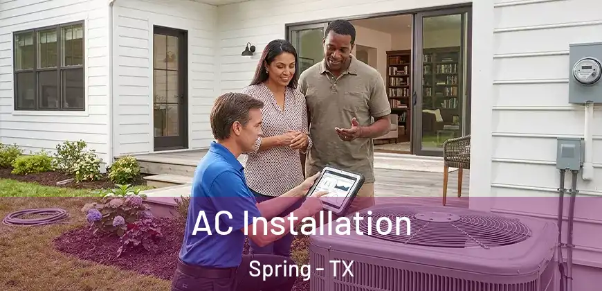 AC Installation Spring - TX