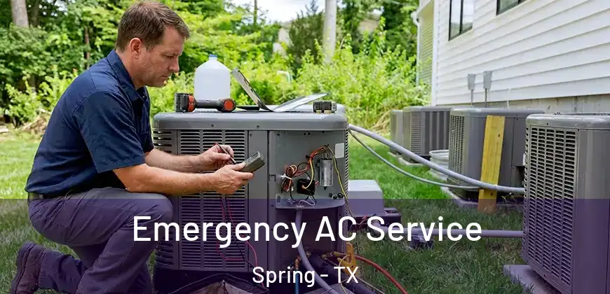 Emergency AC Service Spring - TX